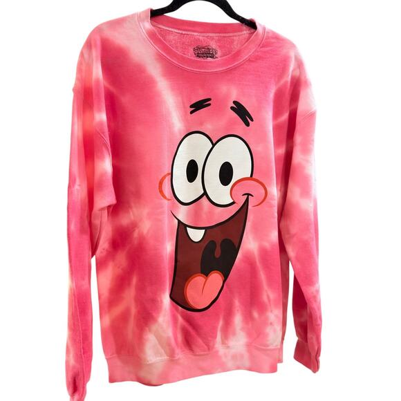 Bioworld Other - NEW Bioworld Sponge Bob Square Pants Big Face Patrick Men's Fleece Sweatshirt M